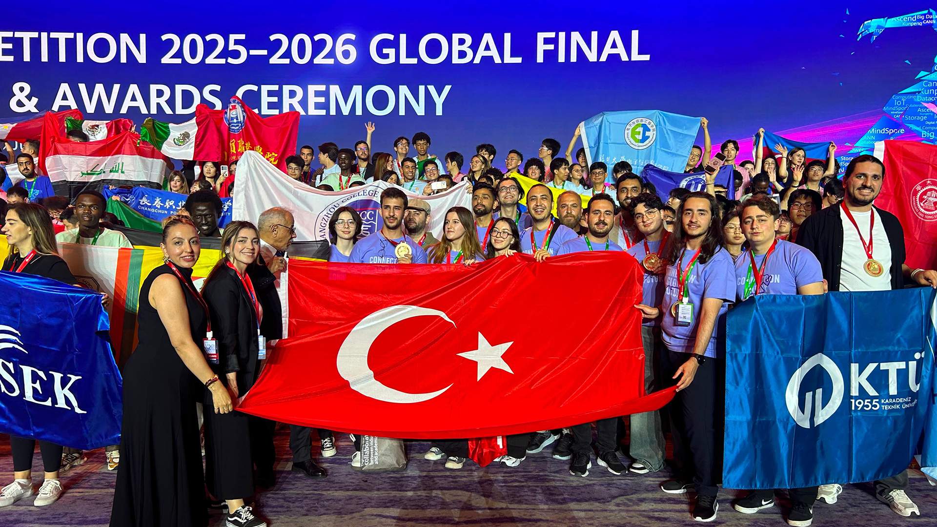 SUST Returns from China with a World Championship: Our Computer Engineering Students are at the Peak of the World!